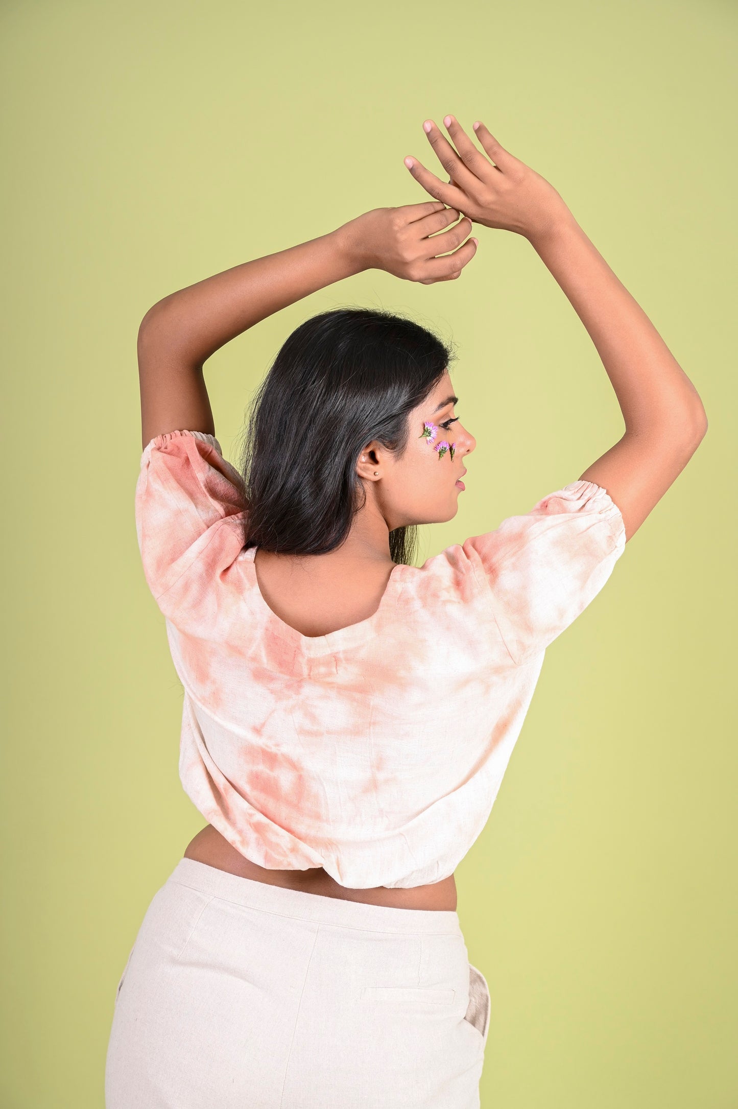 Peach Crop Top